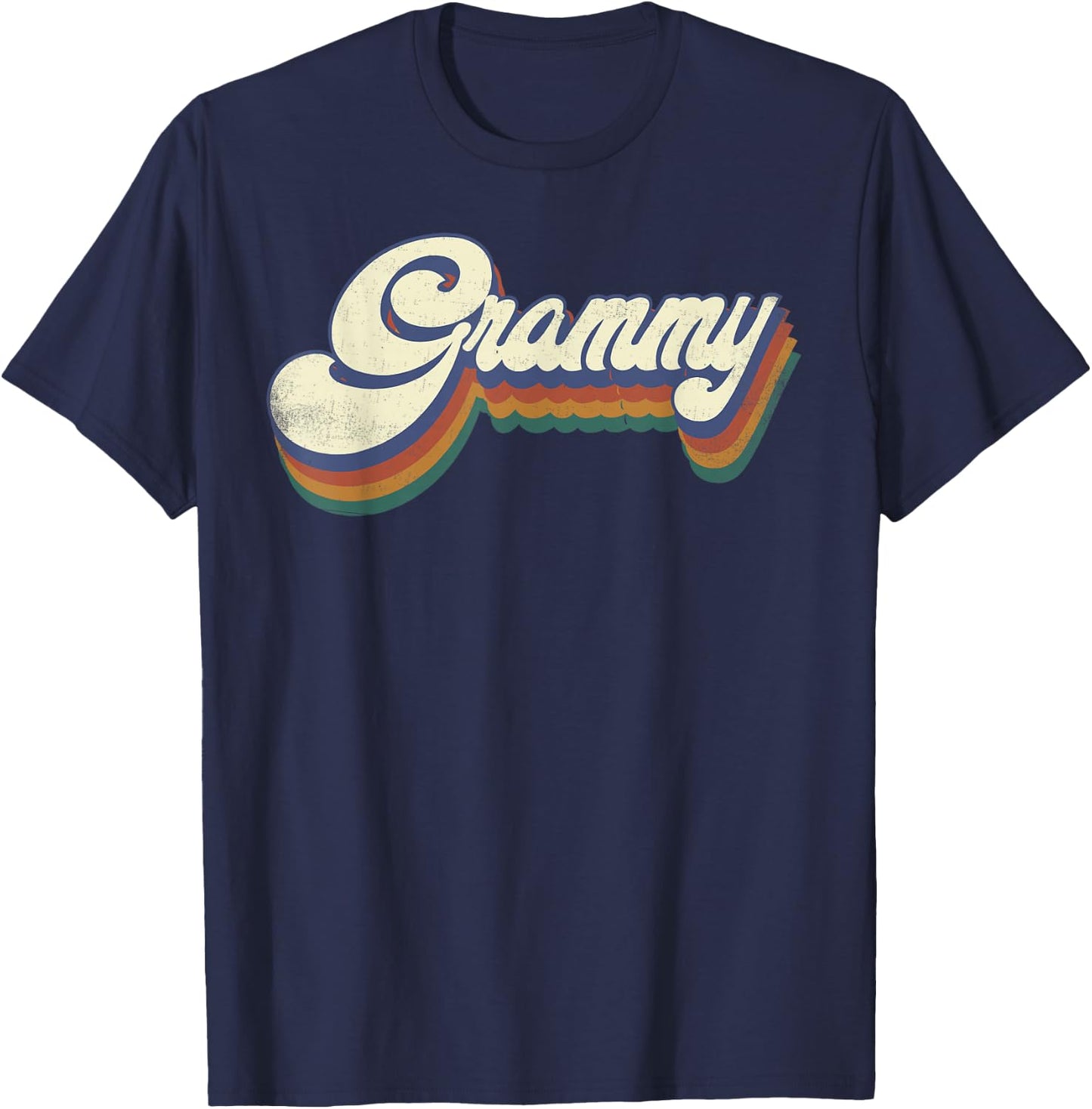 Grammy Gifts For Grandma Retro Vintage Mother's Day Grammy T-Shirt - T-Shirt | Navy