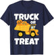 Kids Halloween Thanksgiving Truck Pumpkin Patch Trick or Treat T-Shirt - T-Shirt | Navy
