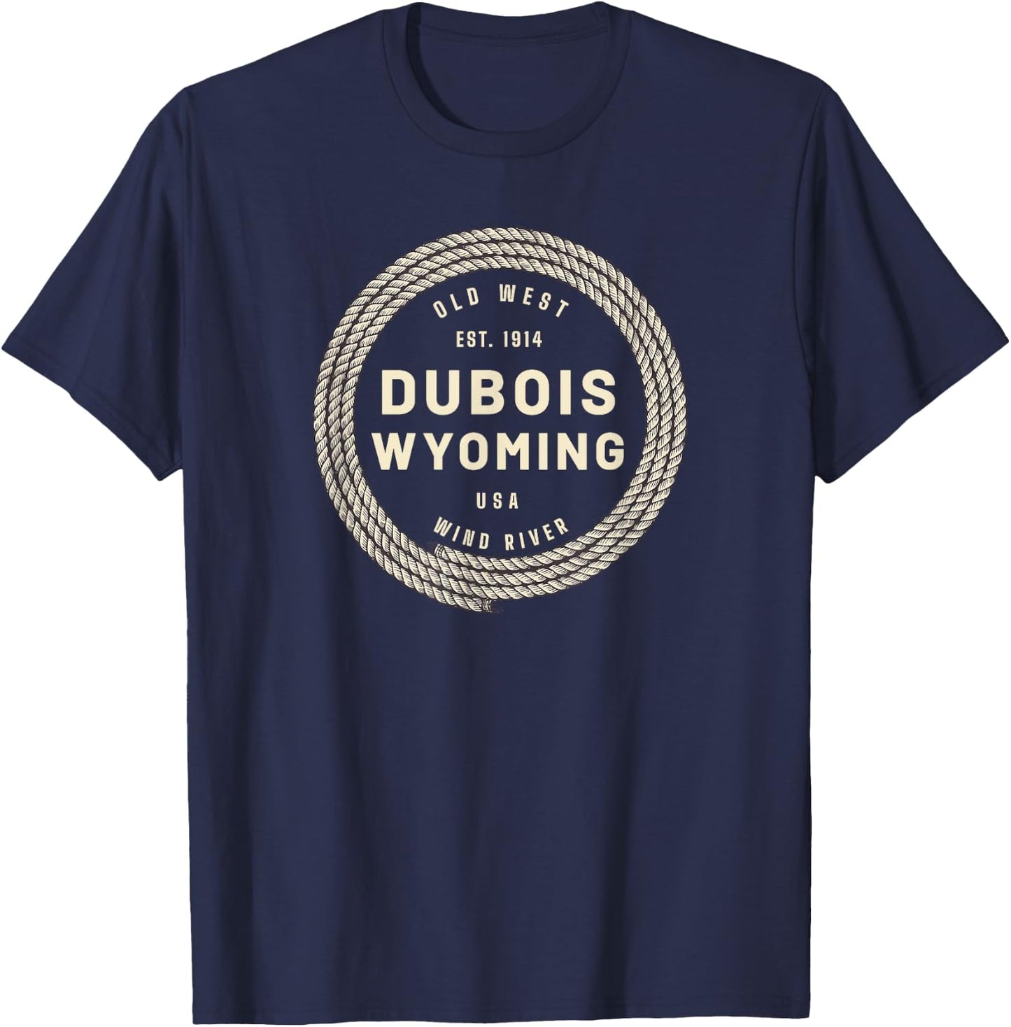 Dubois Wyoming Souvenir WY T-Shirt - T-Shirt | Navy