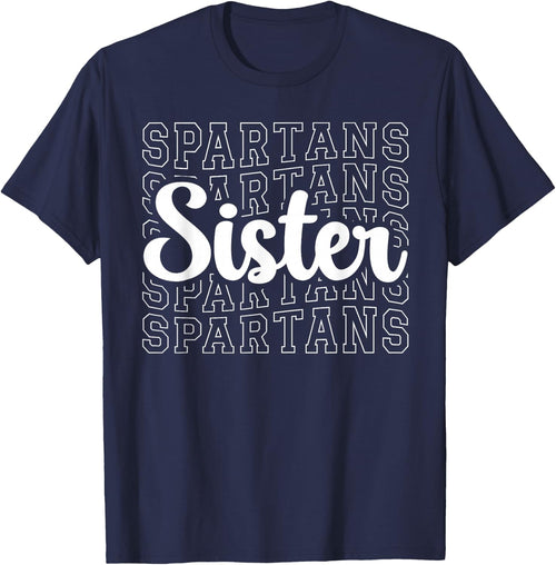 Spartans Sports Mascot - For Spartans Game Day Sister