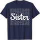 Spartans Sports Mascot - For Spartans Game Day Sister T-Shirt - T-Shirt | Navy