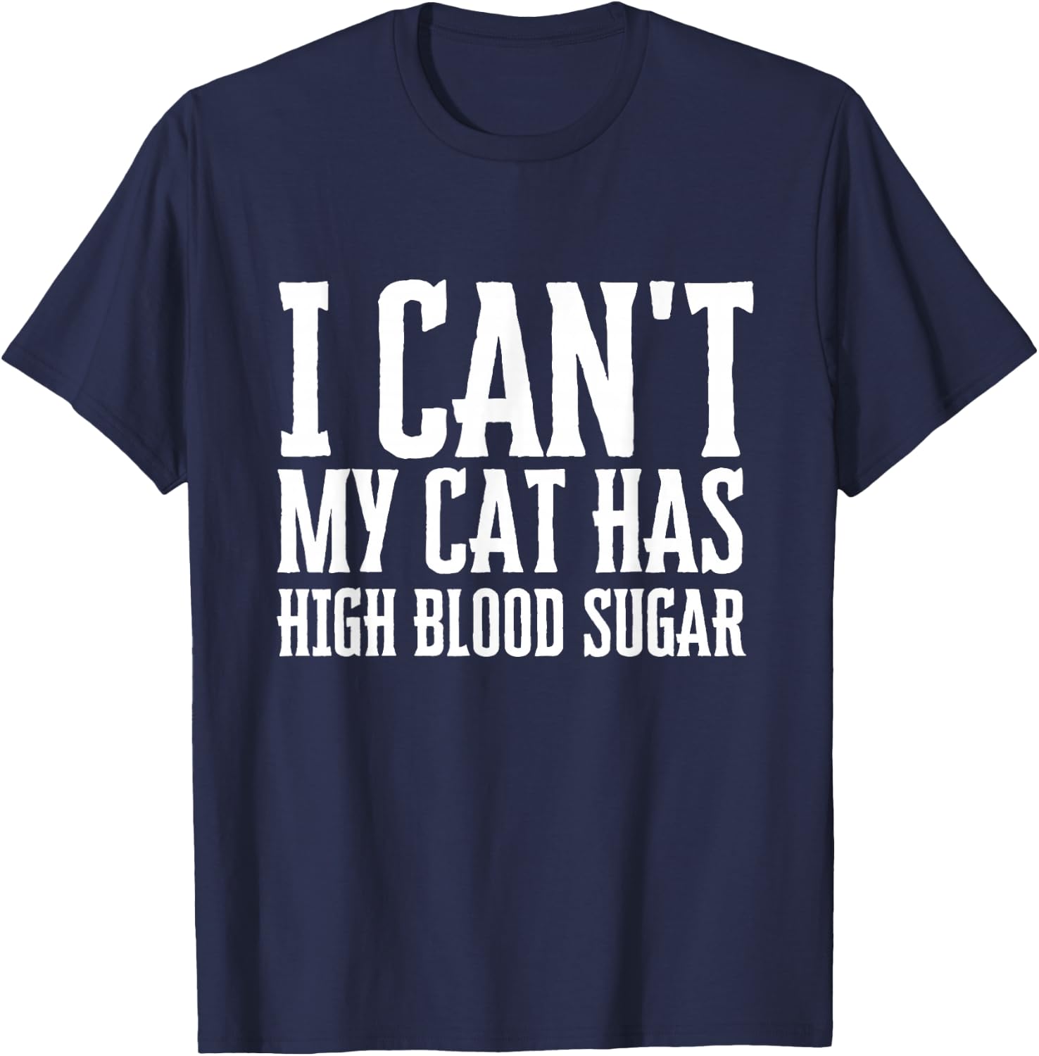 Cat Diabetes Syringe Helicopter Cat Mum Dad Cat Diabetes T-Shirt - T-Shirt | Navy
