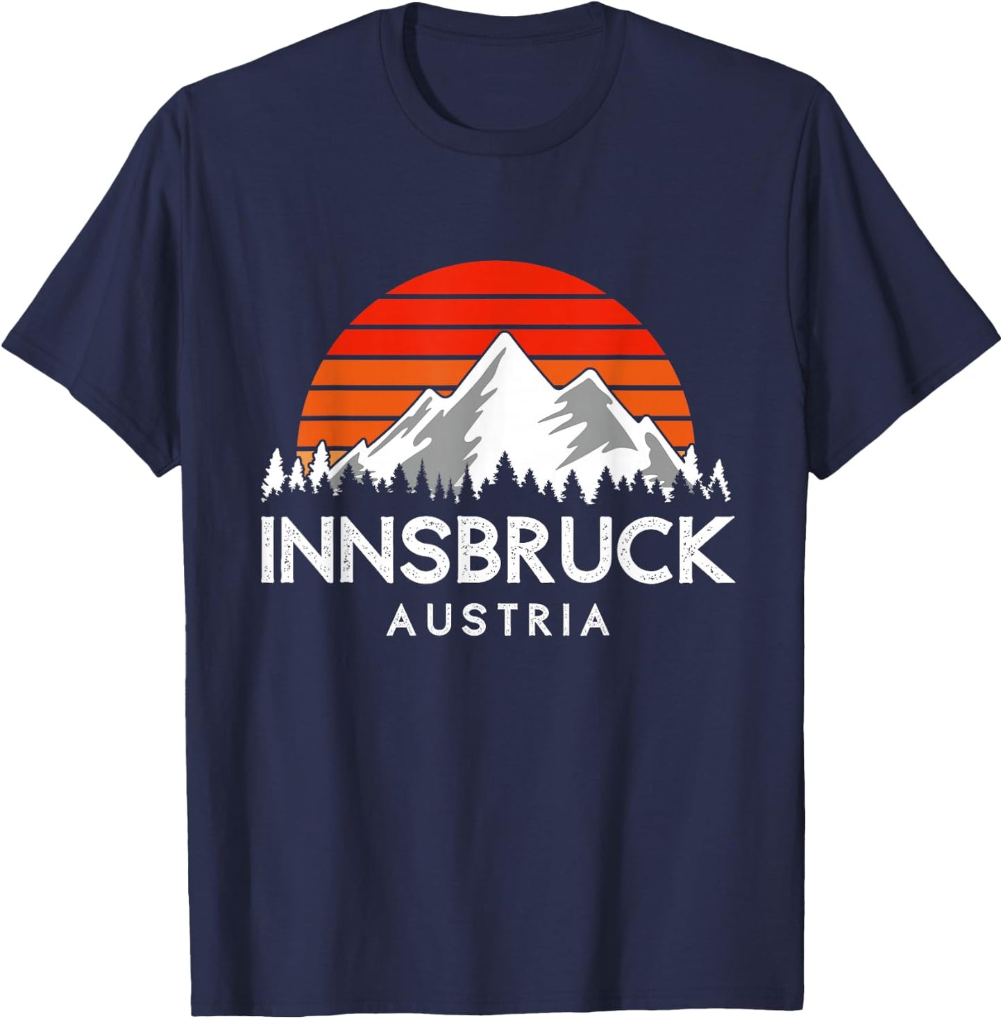 Innsbruck Souvenir Innsbruck Austria T-Shirt - T-Shirt | Navy