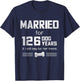 18th Wedding Anniversary Married 18 Years Marriage T-Shirt - T-Shirt | Navy