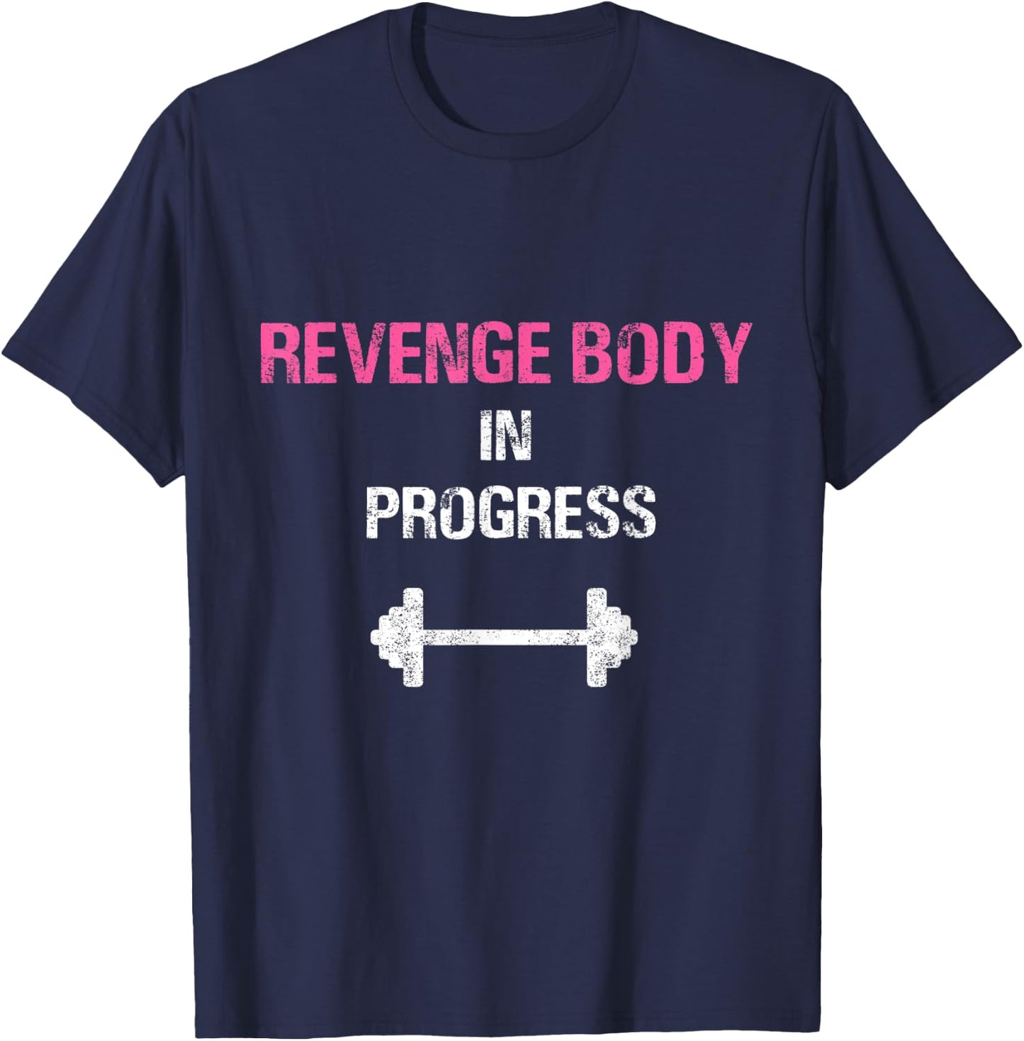 Revenge Body Gym Workout Sports Mindset Fitness T-Shirt - T-Shirt | Navy
