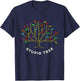 Disc Golf - Stupid Tree Funny Sarastic T-Shirt - T-Shirt | Navy