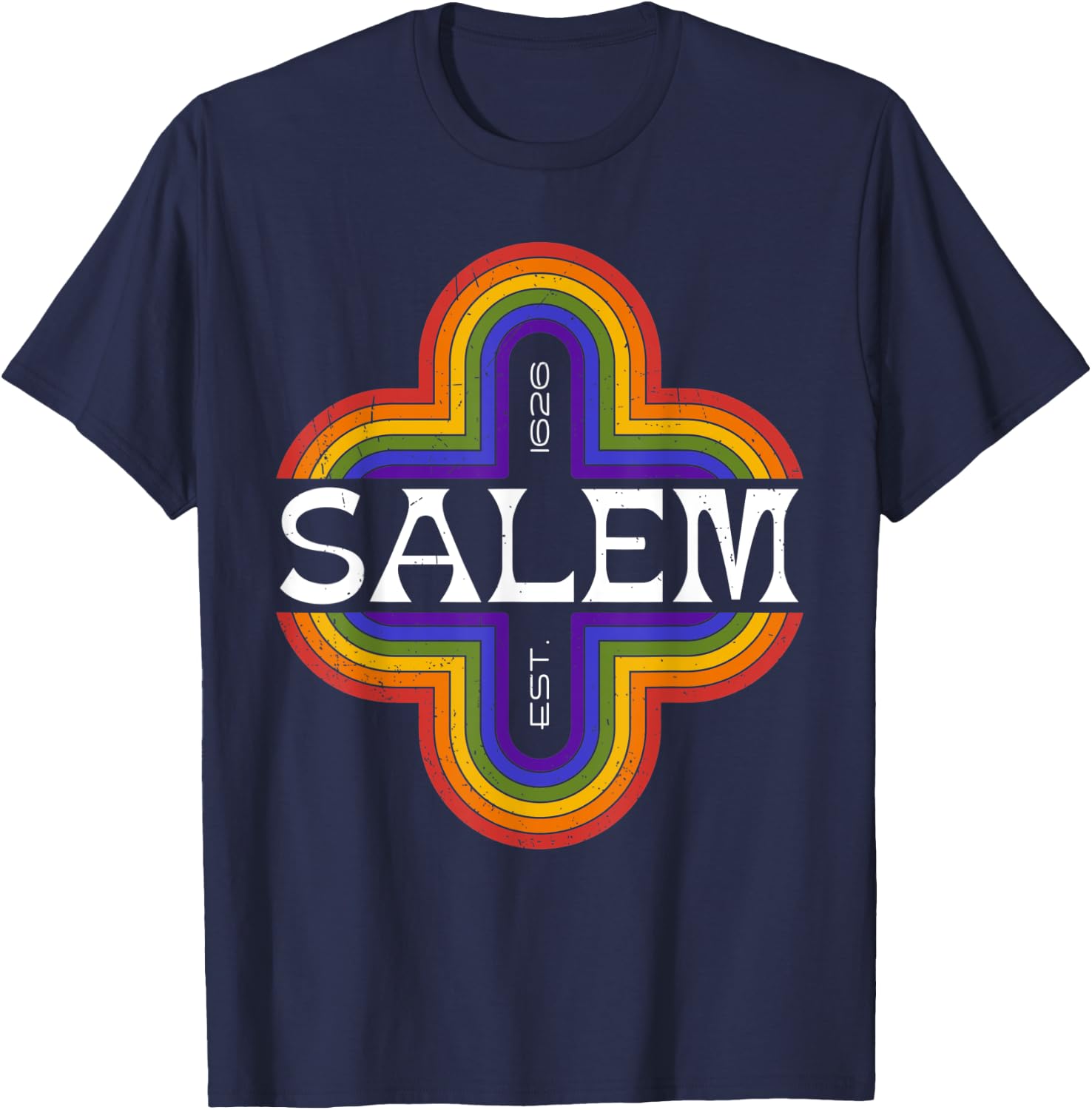 Vintage Salem Oregon 1626 souvenir T-Shirt - T-Shirt | Navy