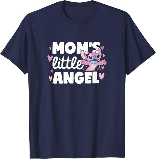 Lilo & Stitch - Mom's Little Angel T-Shirt - T-Shirt | Navy