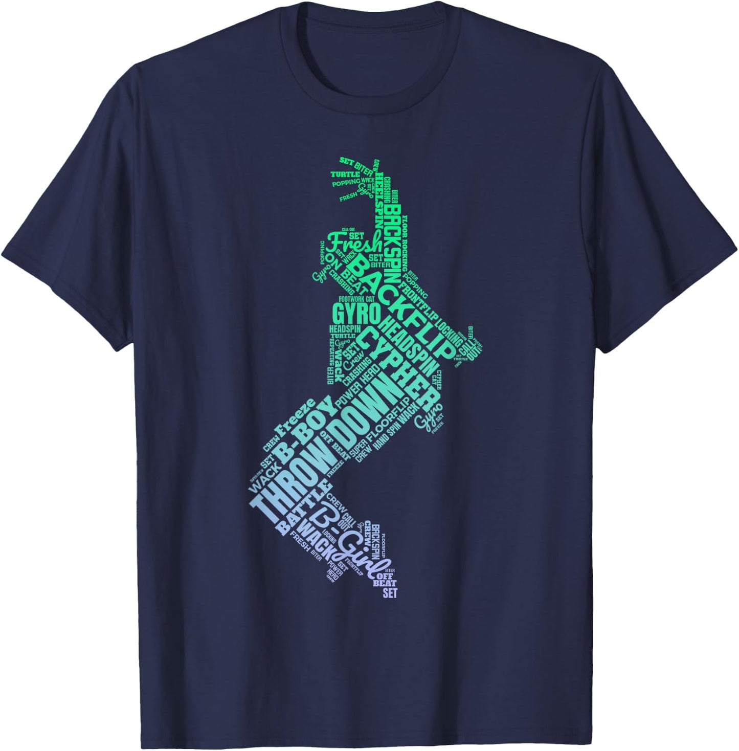 Breakdancer B-Boy B-Girl Breakdance T-Shirt - T-Shirt | Navy