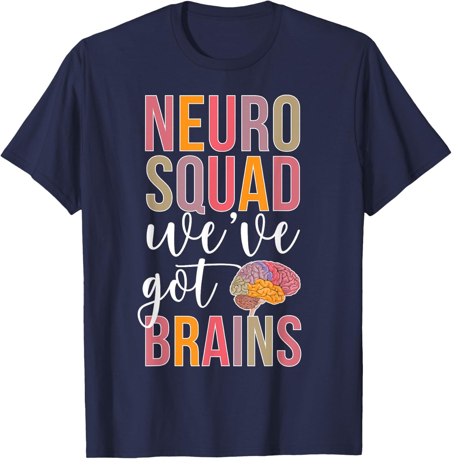 Neuro Squad Neurologist Neuro Tech Neurology Team T-Shirt - T-Shirt | Navy