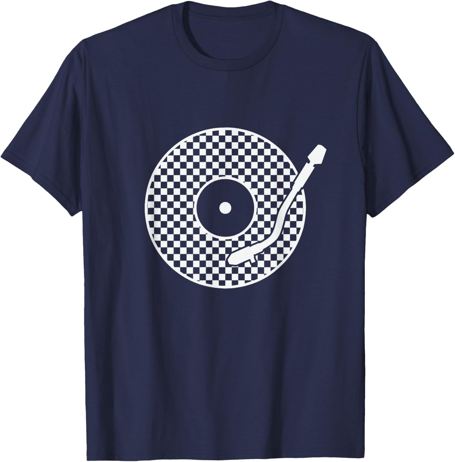 Ska Vinyl Record Jazz Music T-Shirt - T-Shirt | Navy