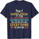Being A Travel Agent Is Easy Like Riding Bike - Agency Staff T-Shirt - T-Shirt | Navy