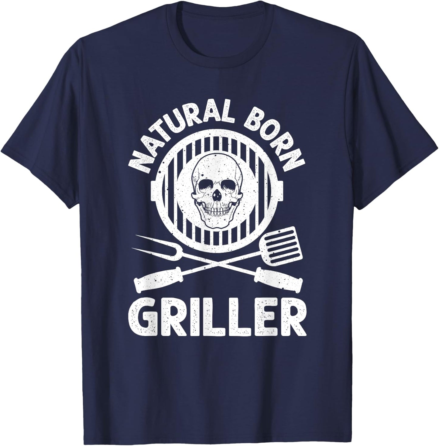 Funny Grilling Design Women BBQ Grill Griller Lovers T-Shirt - T-Shirt | Navy