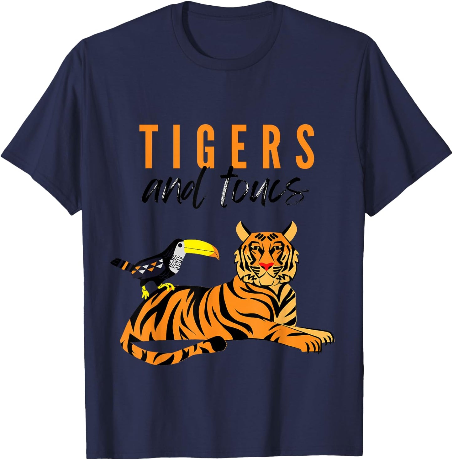 Tigers and Toucs T-Shirt - T-Shirt | Navy