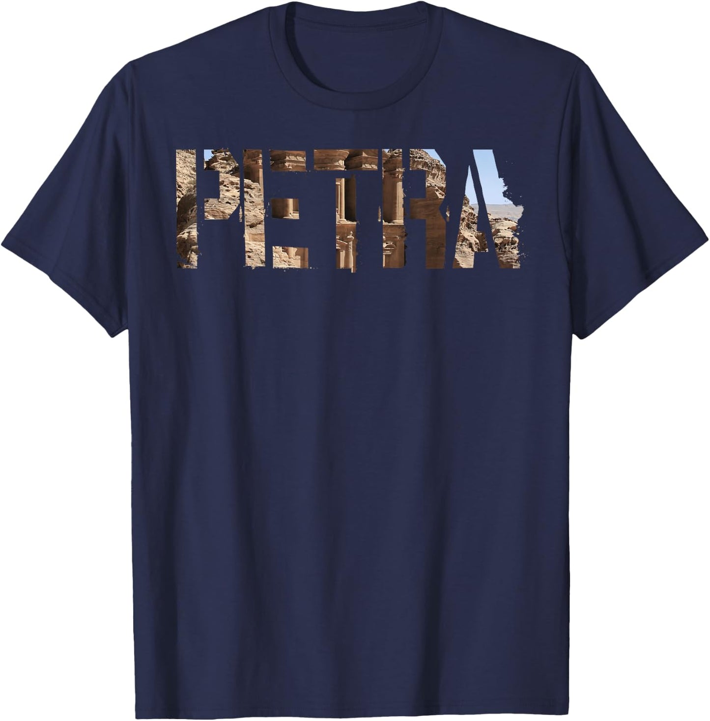Petra City Jordan souvenir gift women T-Shirt - T-Shirt | Navy