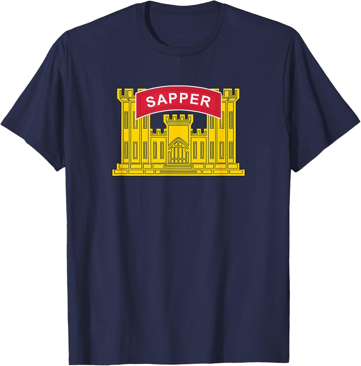 US Army Corps of Engineers Sapper T-Shirt - T-Shirt | Navy