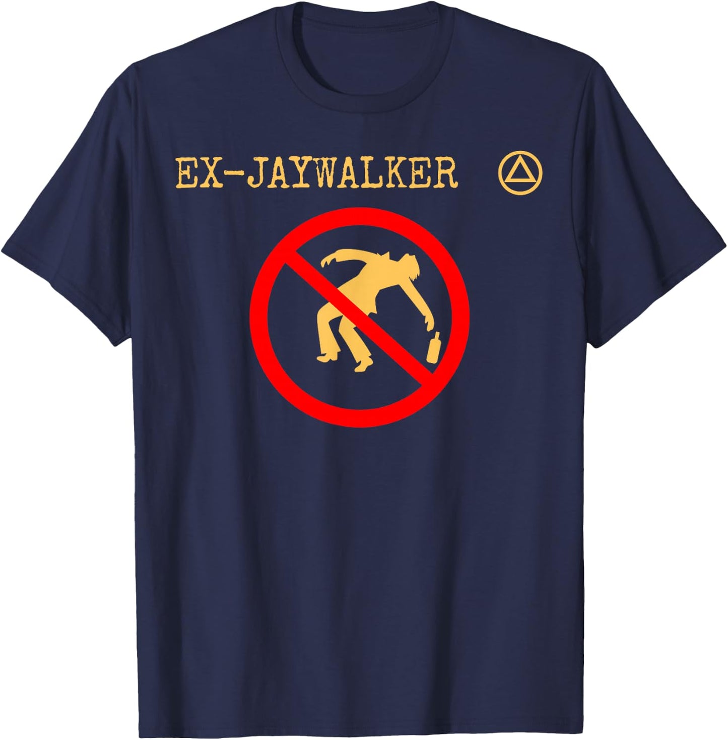 AA Logo With Ex-Jaywalker T-Shirt - T-Shirt | Navy