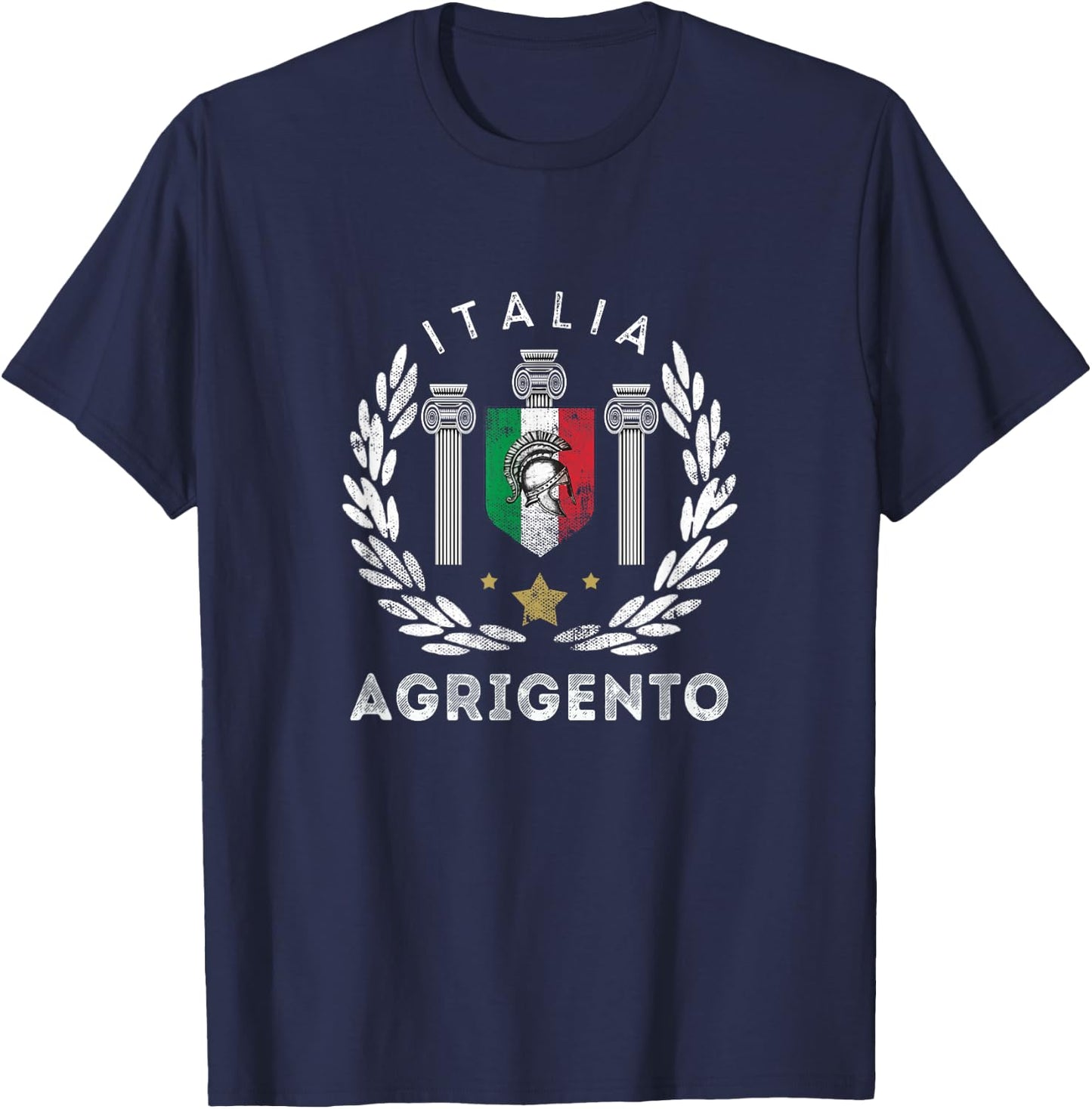 Agrigento, Italian Vacation Souvenir - Agrigento T-Shirt - T-Shirt | Navy