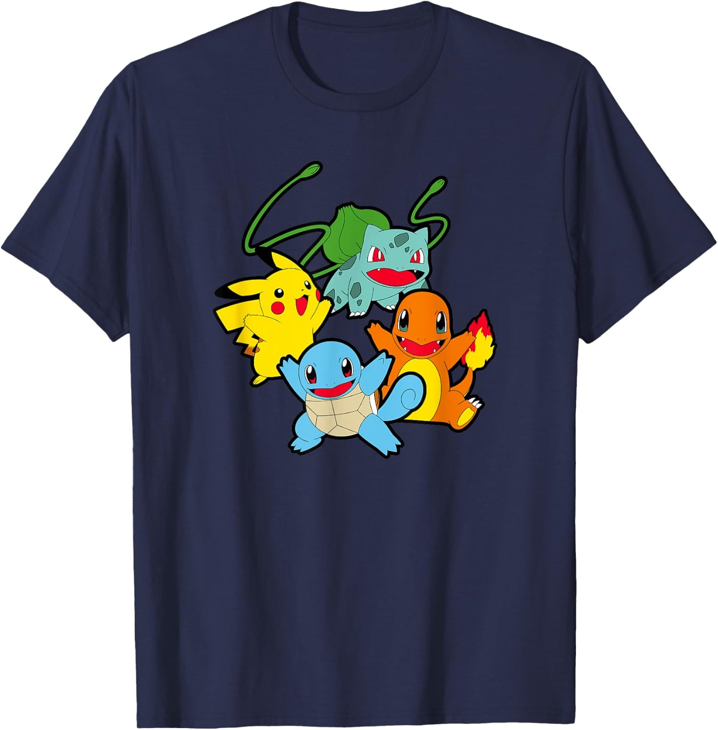 Pokémon Group Shot Classic First Generation T-Shirt - T-Shirt | Navy
