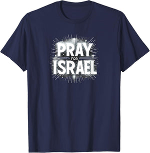 Pray for Israel T-Shirt - T-Shirt | Navy