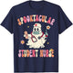Spooktacular Student Nurse Retro Halloween Ghost Nursing T-Shirt - T-Shirt | Navy