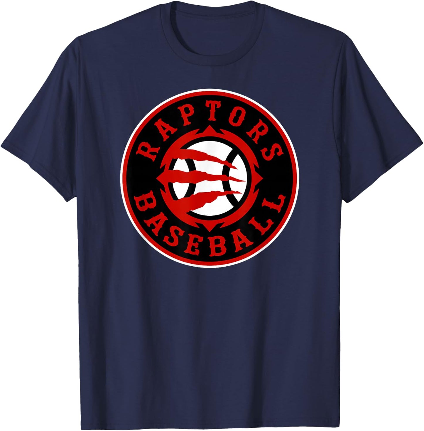 Pauls Valley Raptors Crest T-Shirt - T-Shirt | Navy