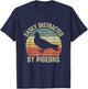 Easily Distracted by Pigeons T-Shirt - T-Shirt | Navy