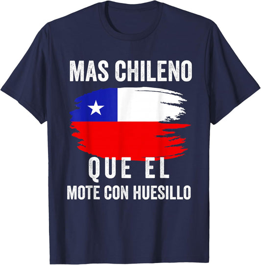 Chile Flag Pride Chilean Funny Camiseta Chilena Men Hombre T-Shirt - T-Shirt | Navy