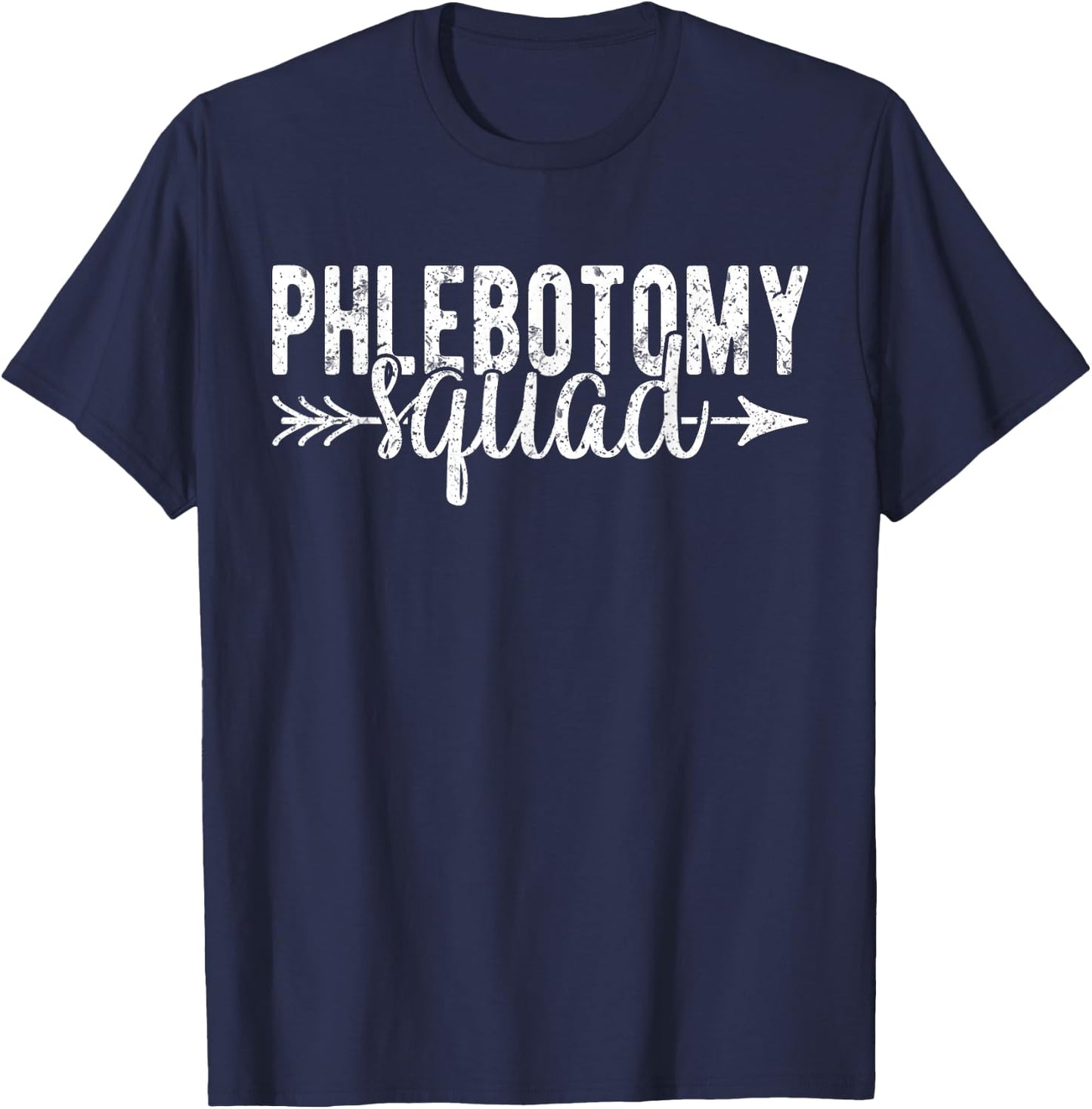 Phlebotomy Squad T-Shirt - T-Shirt | Navy