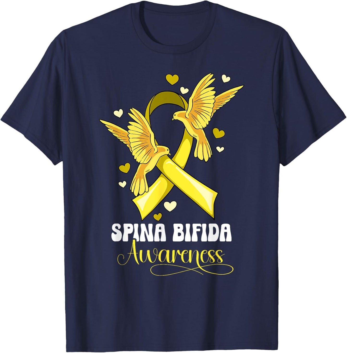 Spina Bifida Awareness T-Shirt - T-Shirt | Navy