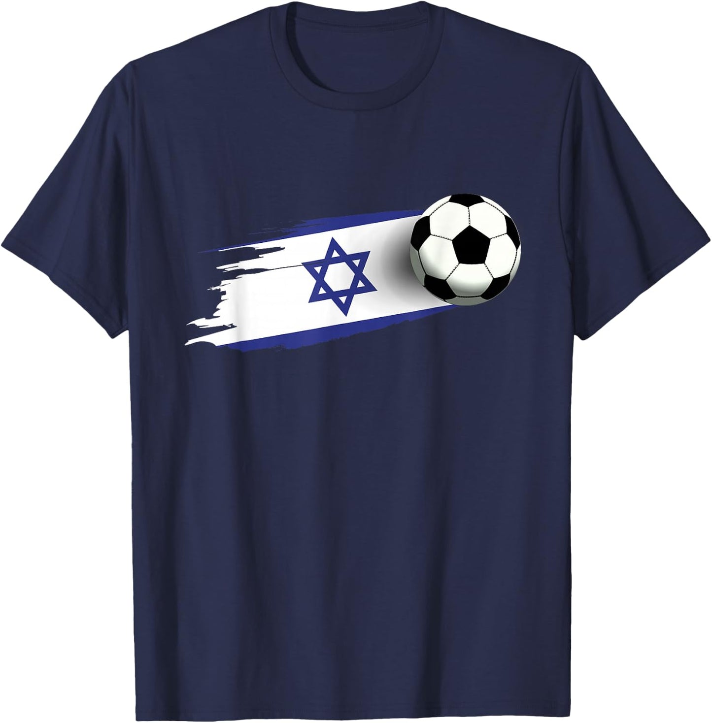 Israel Flag Jersey Israeli Soccer Team Israeli T-Shirt - T-Shirt | Navy