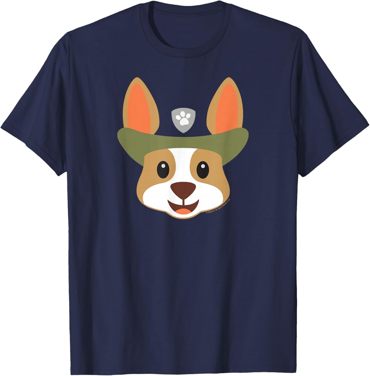 PAW Patrol Tracker Emoji T-Shirt - T-Shirt | Navy