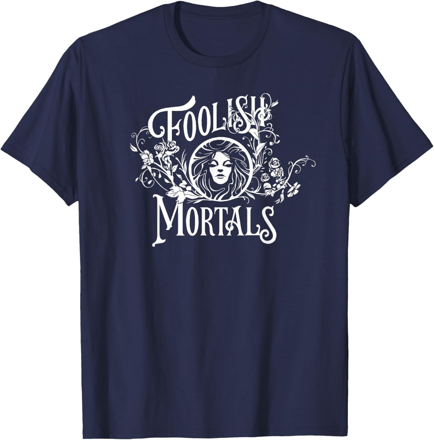 Disney Haunted Mansion Movie Madame Leota Foolish Mortals T-Shirt - T-Shirt | Navy