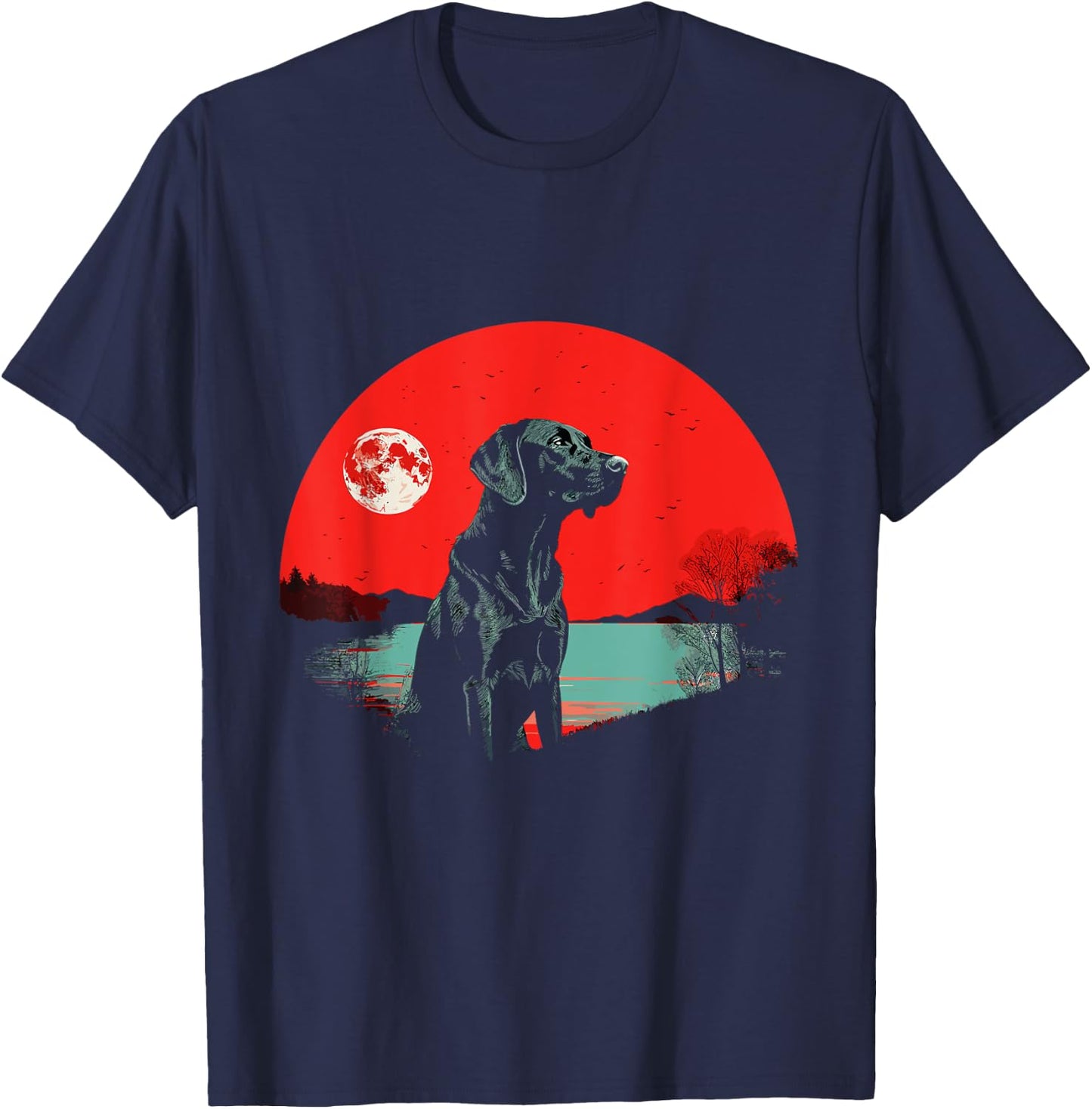 Labrador Retriever Lover Black Lab Fetch T-Shirt - T-Shirt | Navy