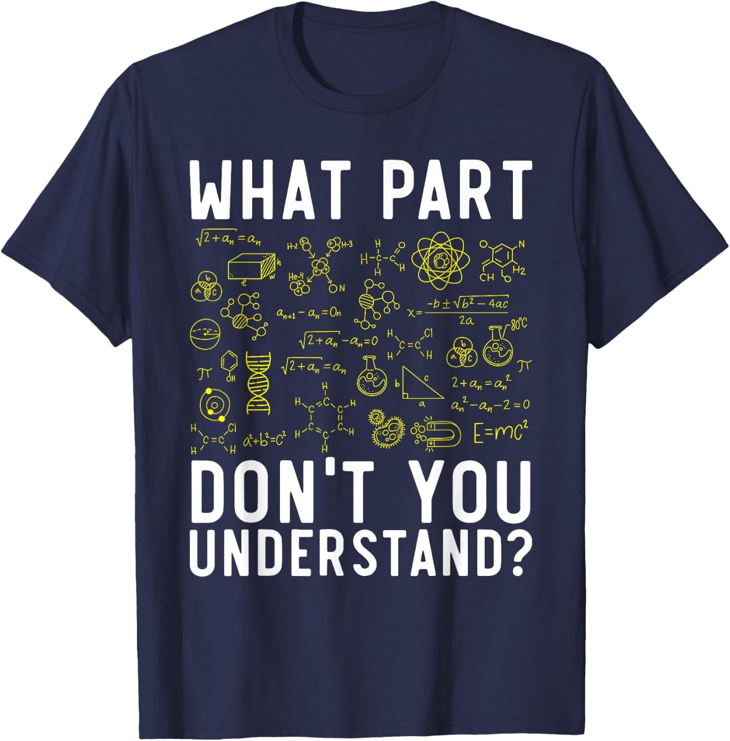 Chemical Engineer Chemist Chemistry Periodic Table T-Shirt - T-Shirt | Navy
