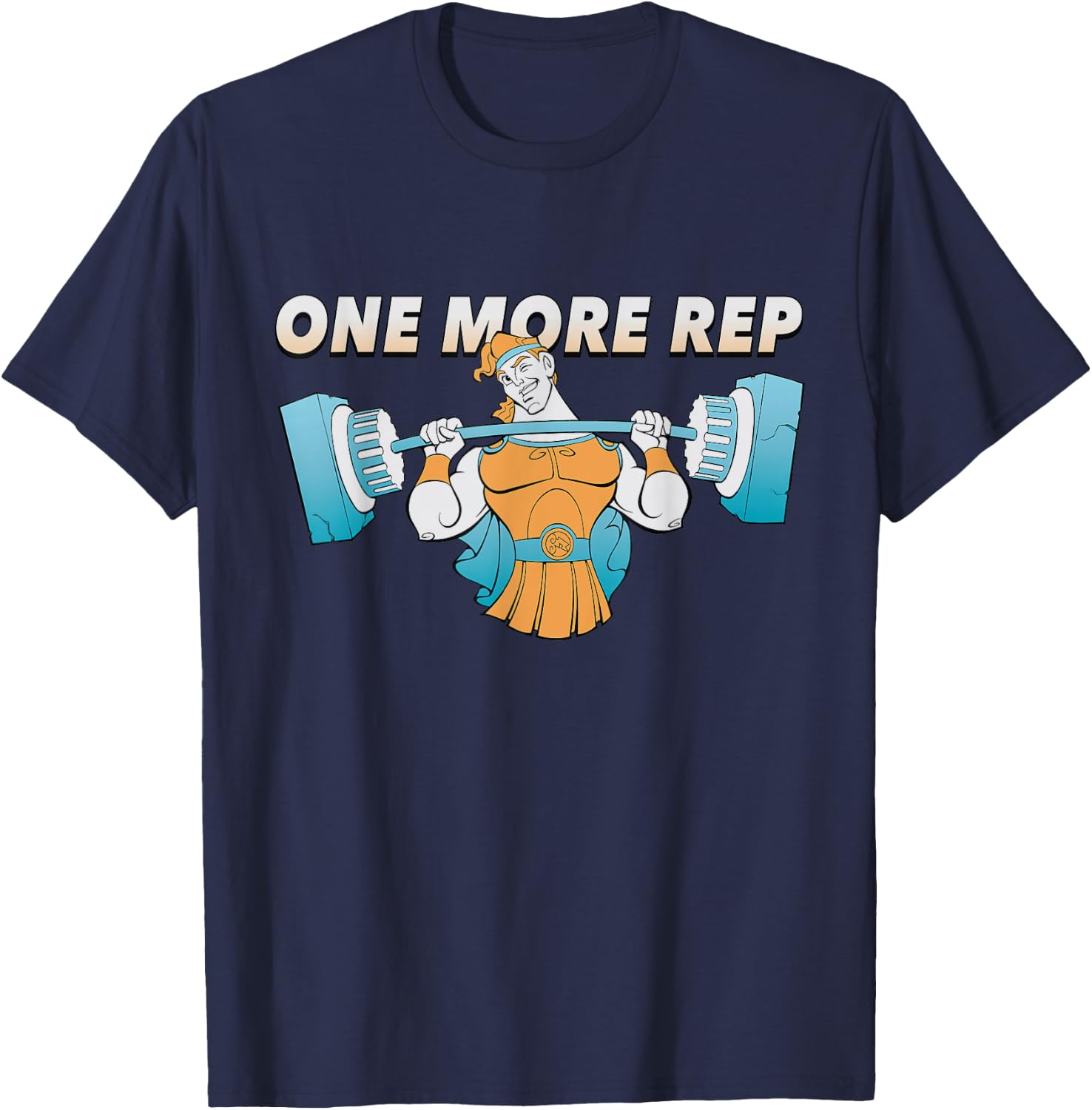 Disney Hercules One More Rep T-Shirt - T-Shirt | Navy