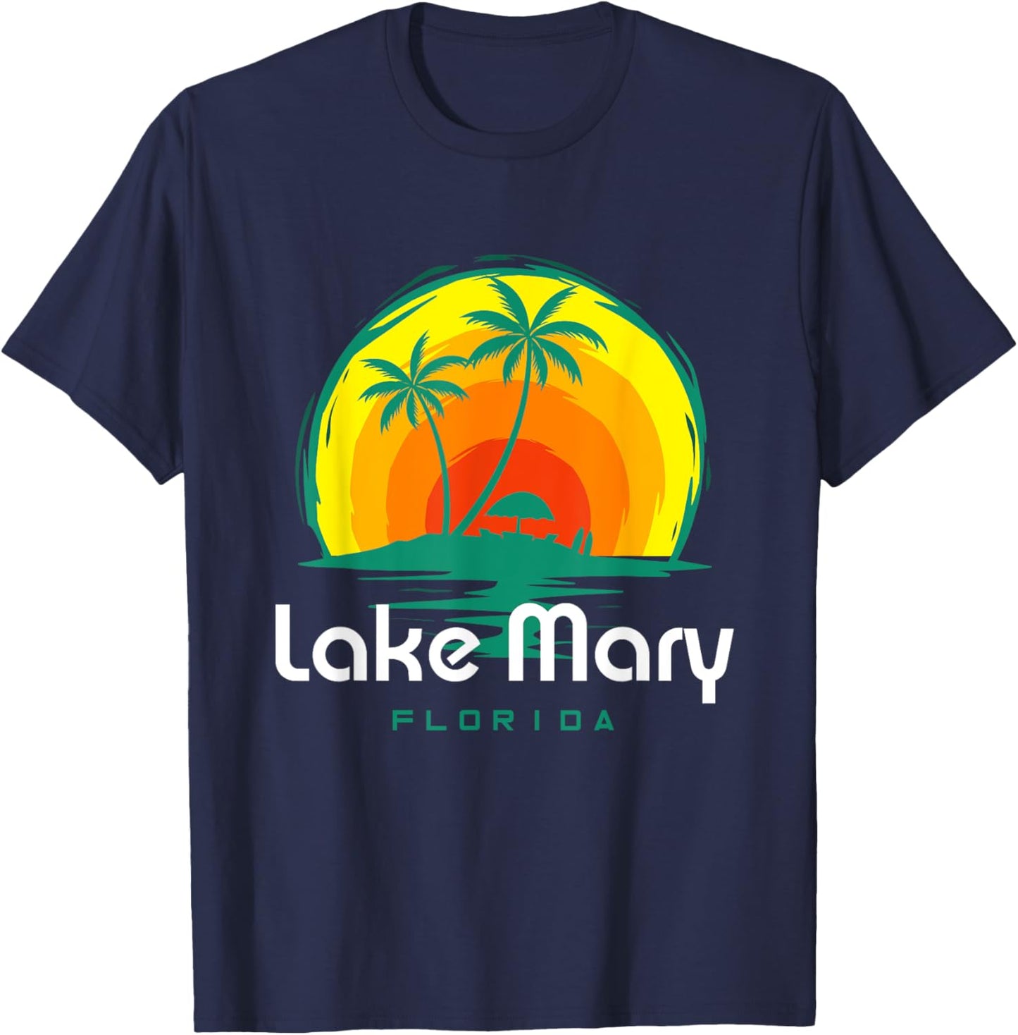 Florida Lake Mary T-Shirt - T-Shirt | Navy