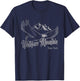 Vintage Whiteface Mountain New York Mountains Eagle T-Shirt - T-Shirt | Navy