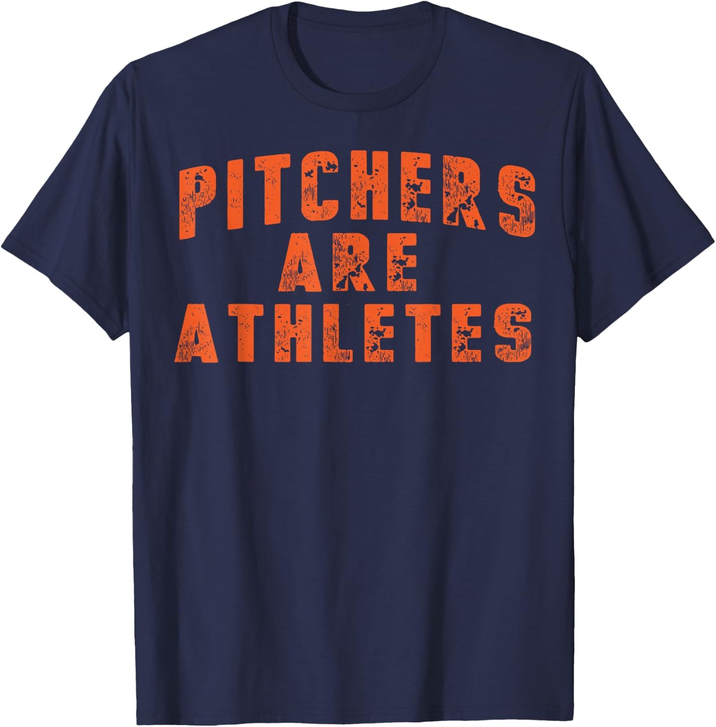 Baseball Pitchers Are Athletes Professional Baseball Coach T-Shirt - T-Shirt | Navy