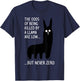 The Odds Of Being Killed By A Llama Are Low But Never Zero T-Shirt - T-Shirt | Navy