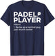 Padel Player Definition Padel Tennis T-Shirt - T-Shirt | Navy