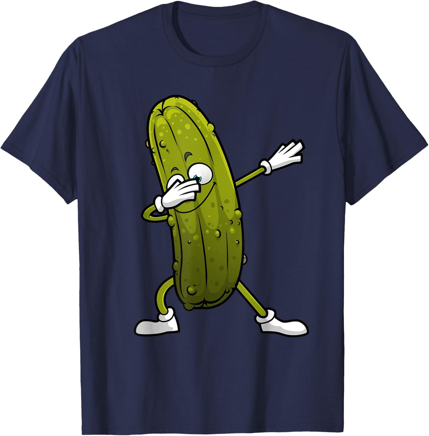 Funny Pickle Women Dill Pickle Dabbing Cucumber Keto T-Shirt - T-Shirt | Navy
