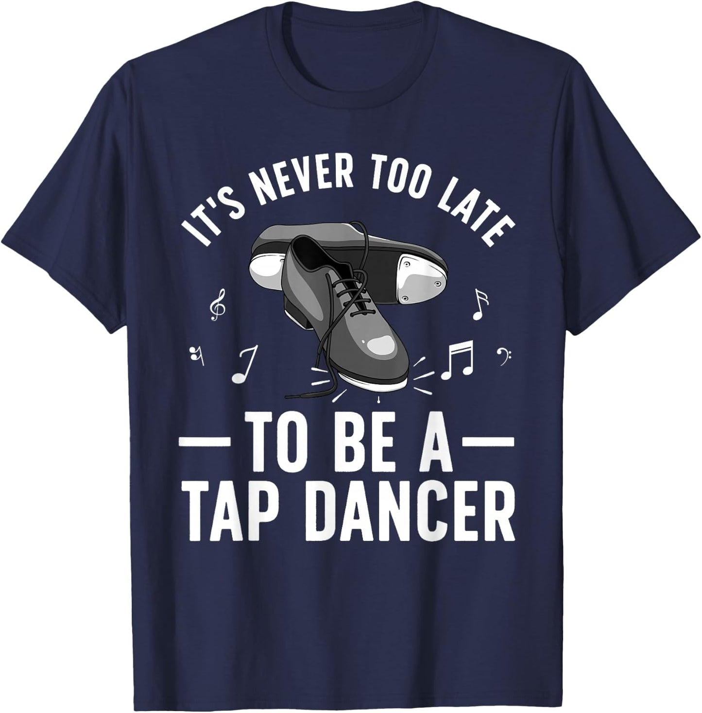Funny Tap Dancing Art Women Line Dancing Tap Dancer T-Shirt - T-Shirt | Navy