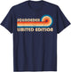 SCHROEDER Retro 70s 80s Sunset Stripe T-Shirt - T-Shirt | Navy