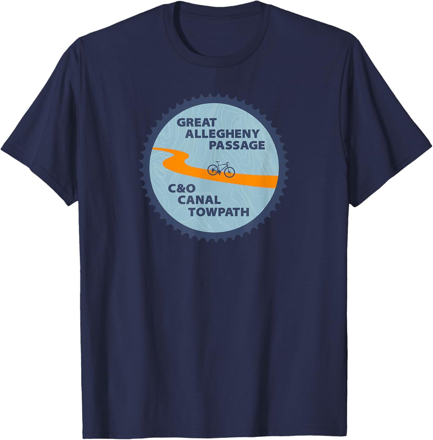 C&O Canal Towpath - GAP Pittsburgh Washington D.C. T-Shirt - T-Shirt | Navy