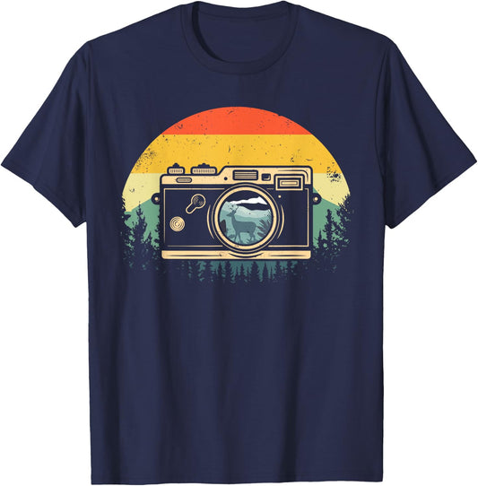 Cool Photography Women Photographer Camera Lover T-Shirt - T-Shirt | Navy