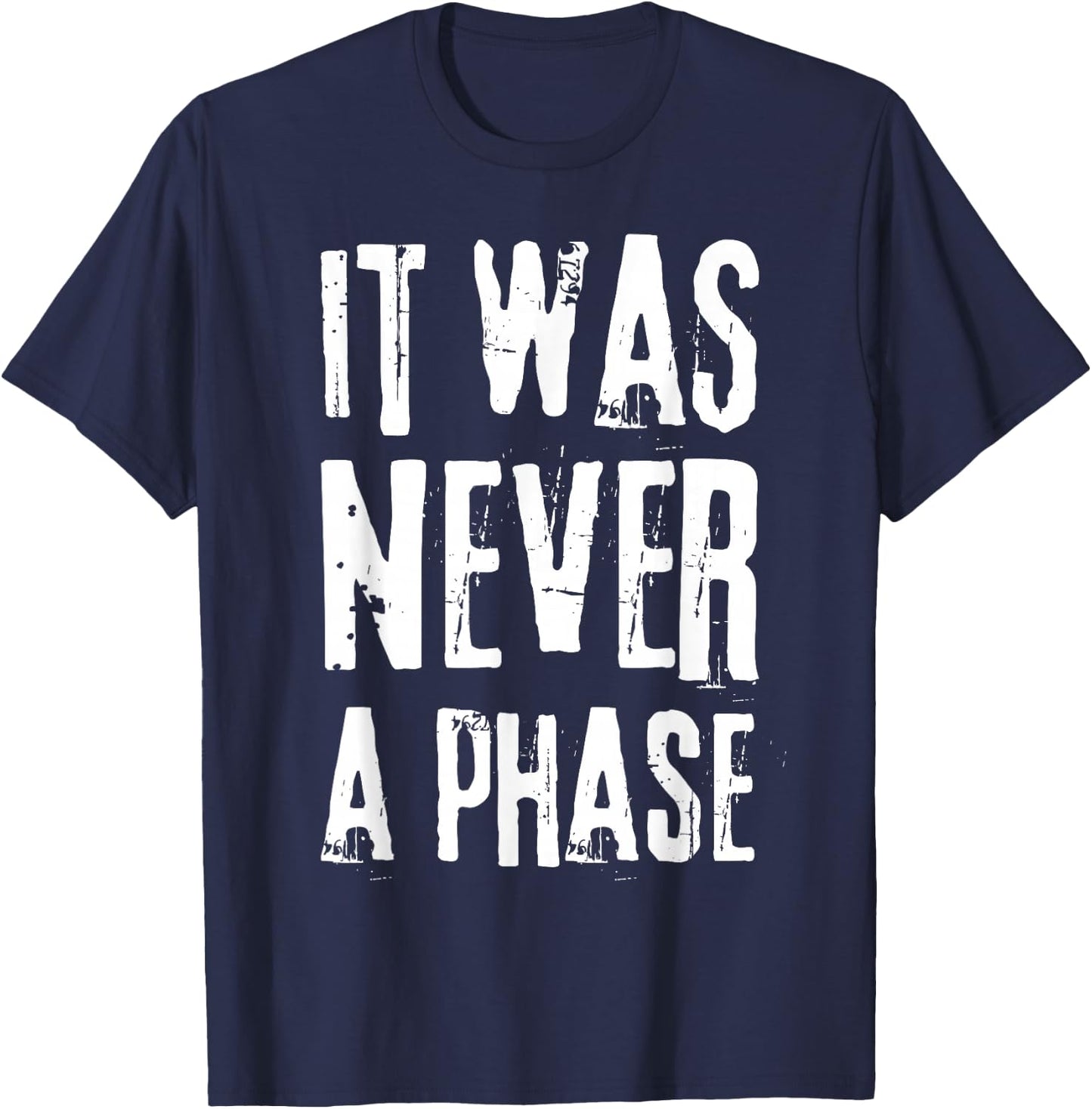 It Was Never A Phase It's A Lifestyle - Elder Emo Still Emo T-Shirt - T-Shirt | Navy