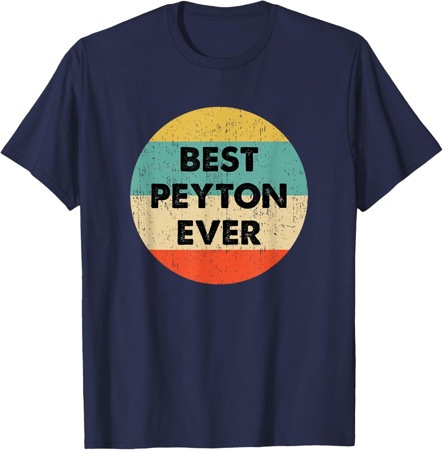 Peyton Name T-Shirt - T-Shirt | Navy