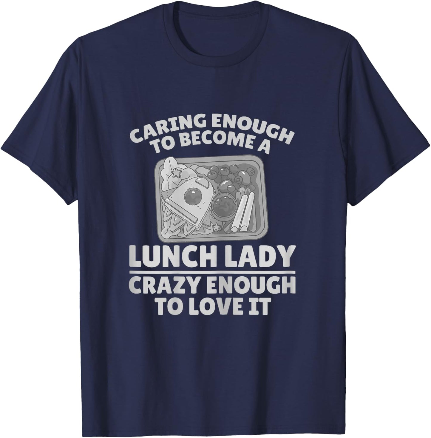 Lunch Lady Food Preparation Service Worker T-Shirt - T-Shirt | Navy