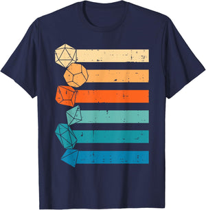 Rpg Gamer Retro Role Playing Game Men Boys T-Shirt - T-Shirt | Navy